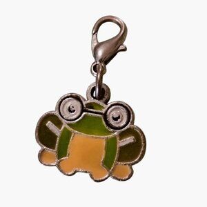 Frog Enamel Bag Charm Lobster Clasp Pendant Jewelry Crafts